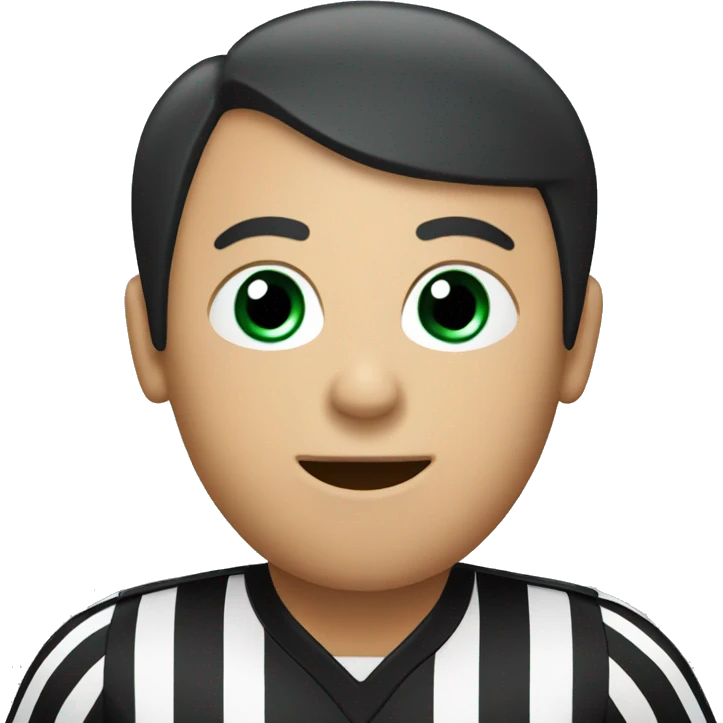 referee with red whistle emoji