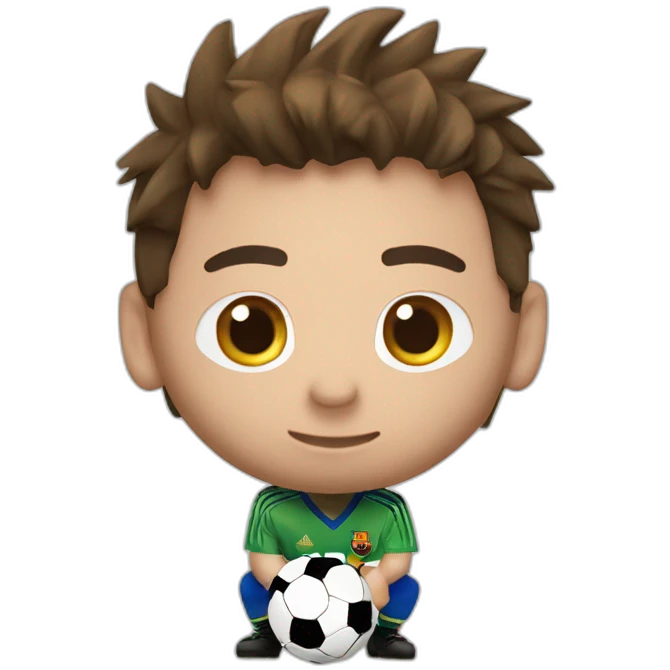 Messi et le ballon d'or emoji