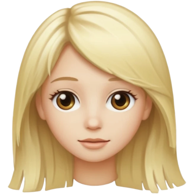 Patch of blonde hair emoji