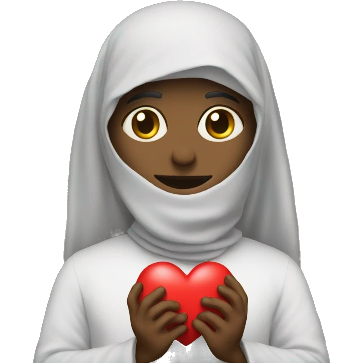 an emoji holding the name love Allah emoji