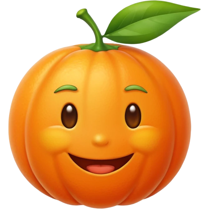 весела мандаринка emoji