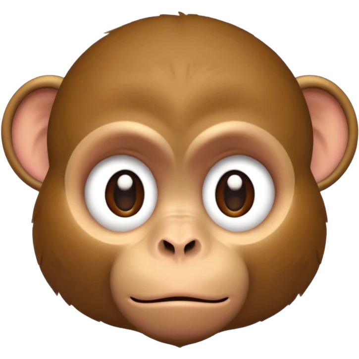 monkey with sad  expression  emoji
