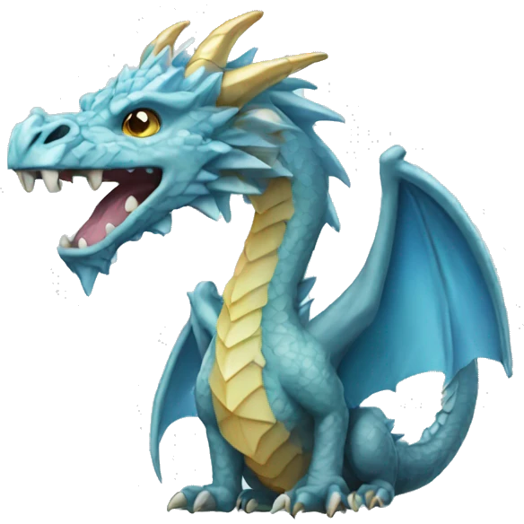 Crystal dragon emoji