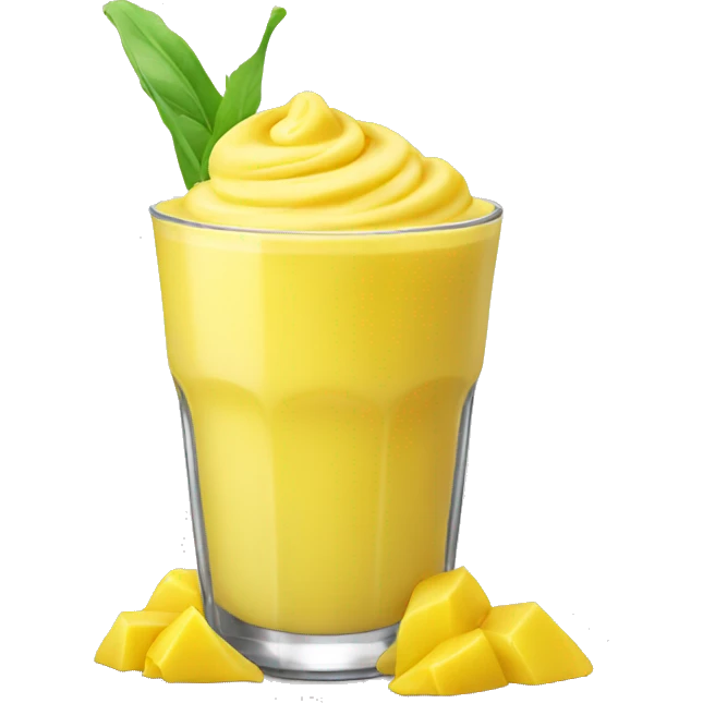yellow smoothie emoji