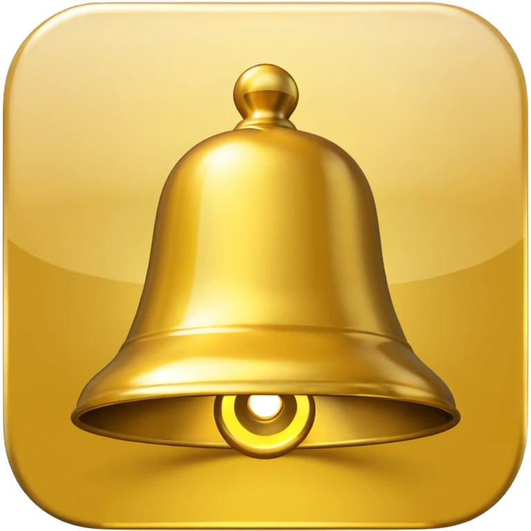 yellow YouTube bell icon emoji