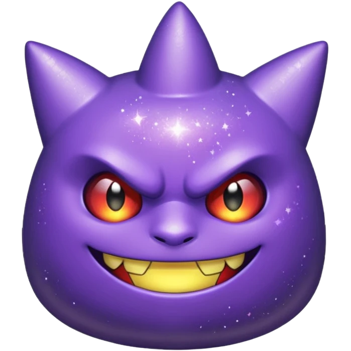 glitter roxo gengar emoji