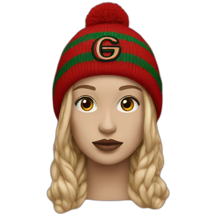 Gucci beanie emoji