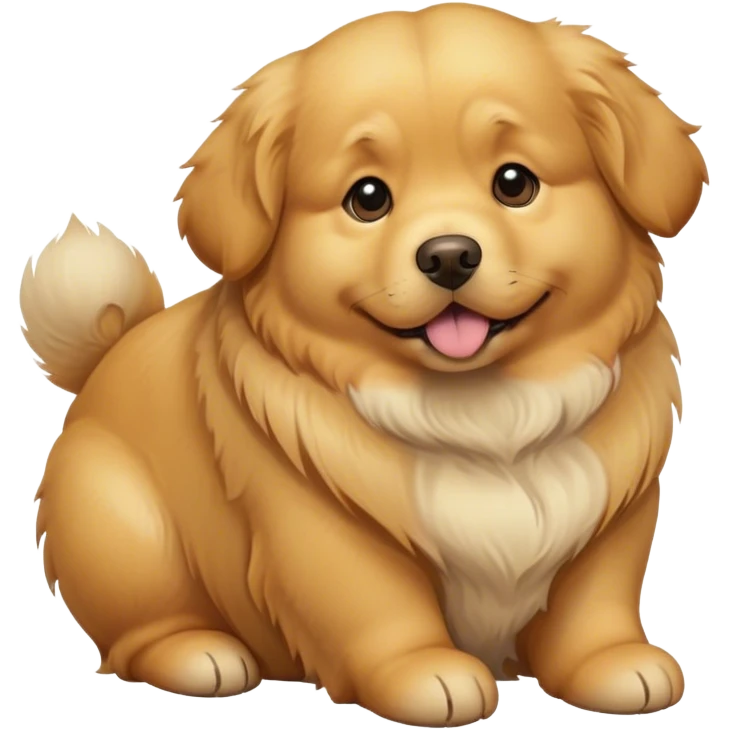 Dog fat emoji