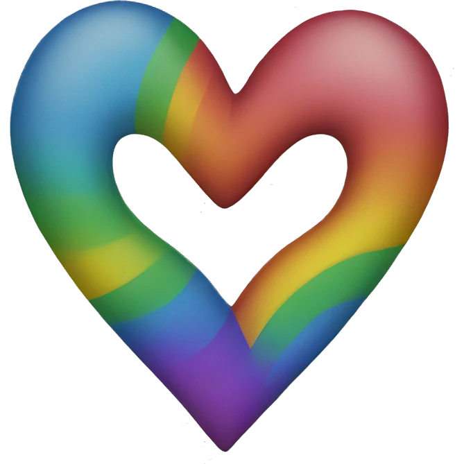 rainbow heart emoji