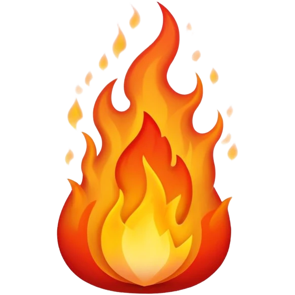 Little fire emoji