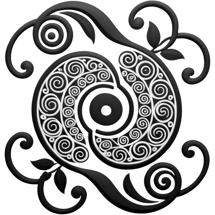 Unity Māori koru design at top emoji