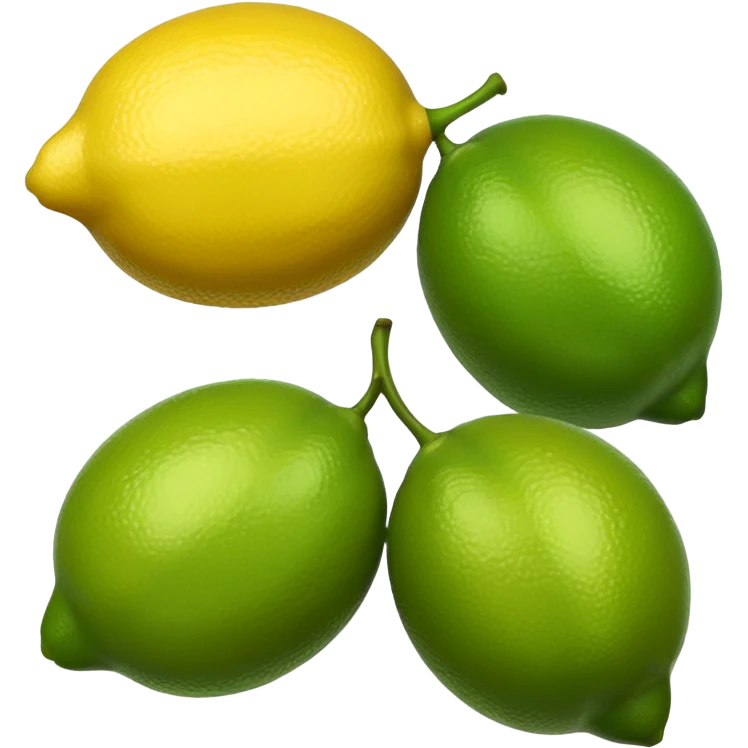 green lemons emoji