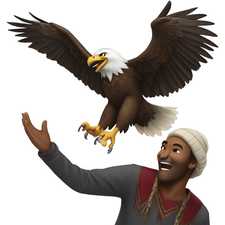 Dancing Eagle emoji
