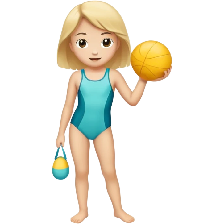 Twelve year old in swimsuit emoji
