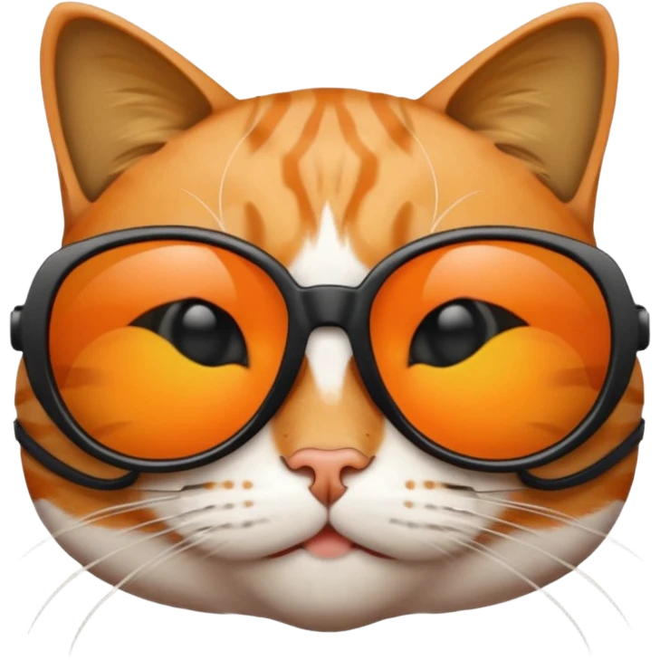Cat wearing sunglasses emoji