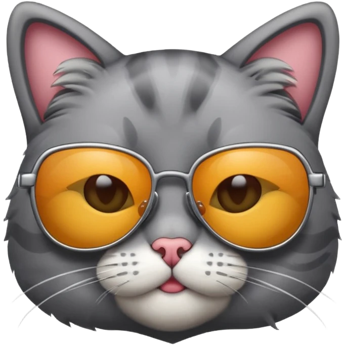 Cat wearing sunglasses emoji
