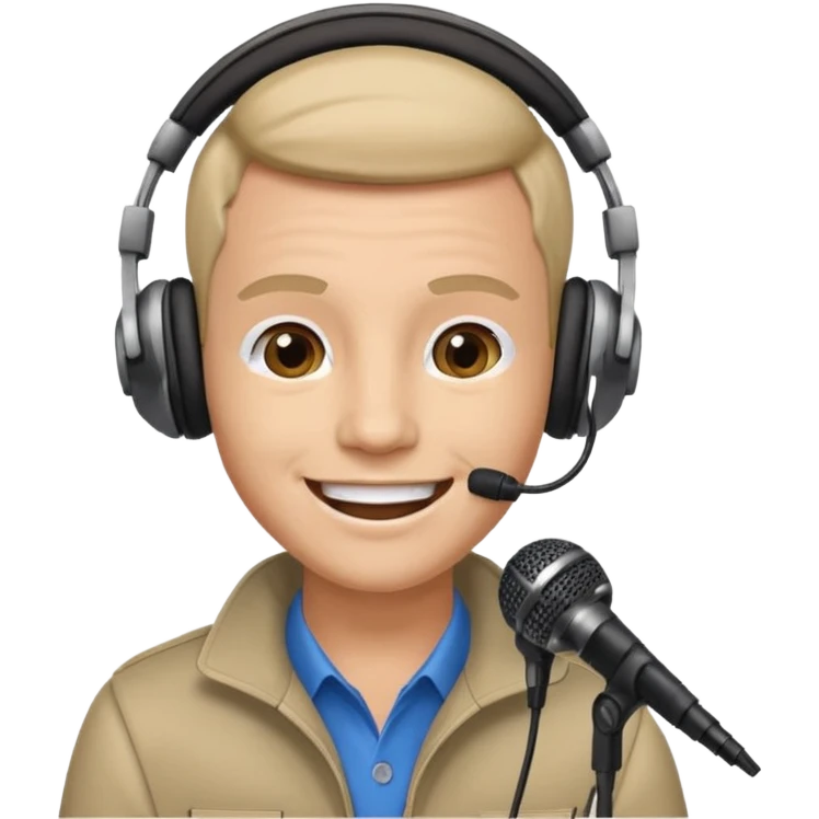 radio show host emoji