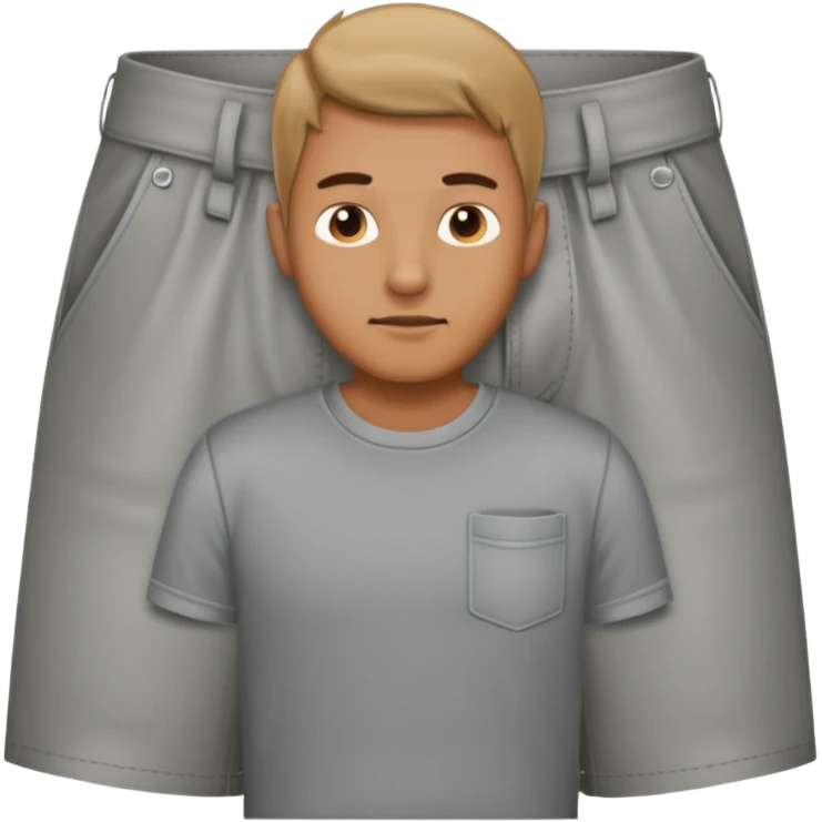 man showing his empty pockets emoji