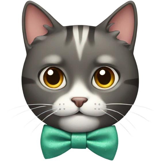 cat with bow emoji
