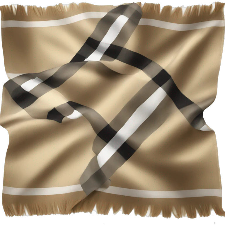 Burberry scarf emoji