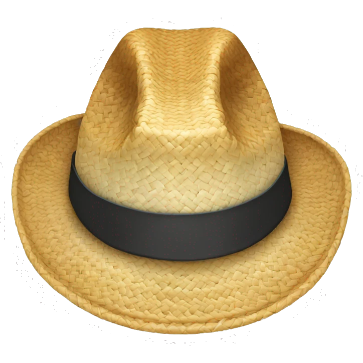 Straw hat emoji