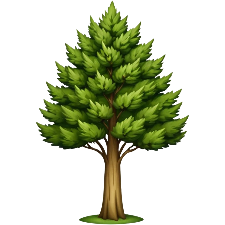 Tuscany cypress tree emoji