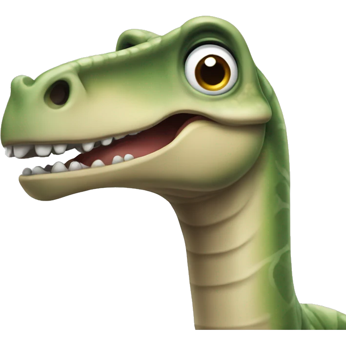 brachiosaurus winking emoji