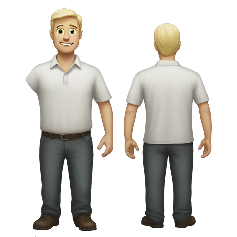 Very Tall whiteman emoji