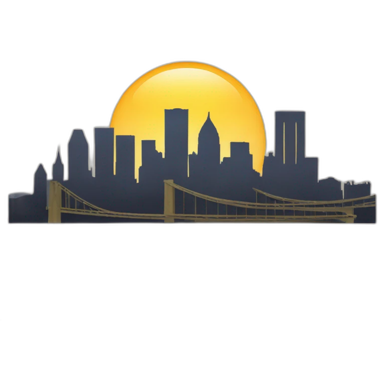 Pittsburgh skyline emoji