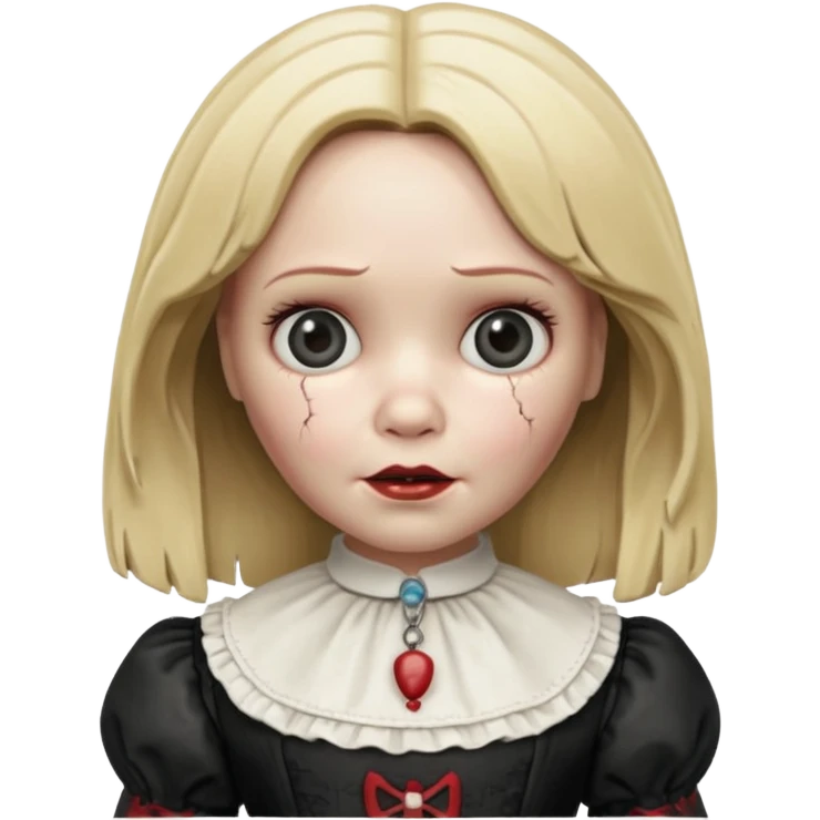 Annabelle doll from The Conjuring movie emoji