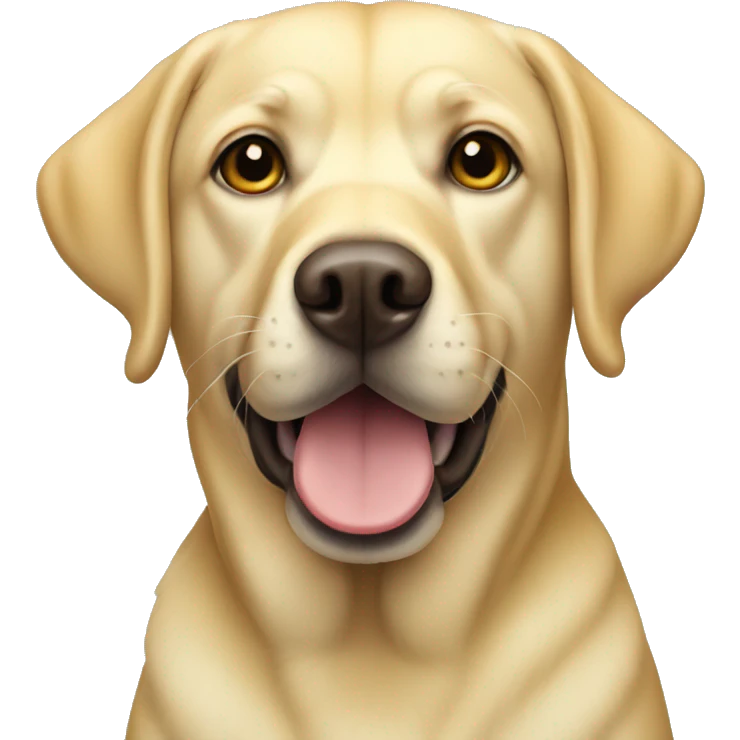 yellow Labrador   emoji