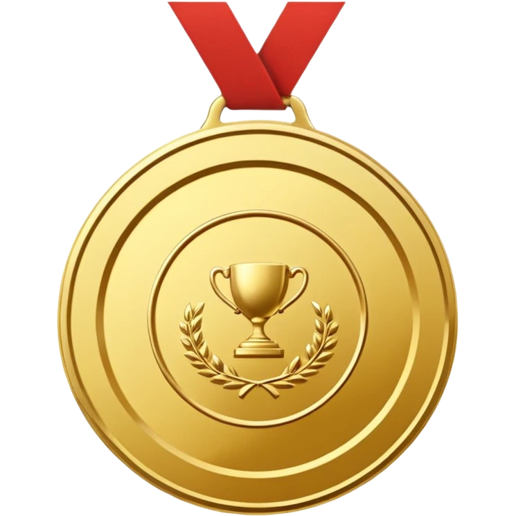 Create a gold medal which has an inscription "Brocation 2026" emoji