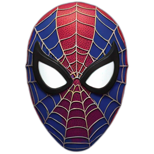 spiderman half mask emoji