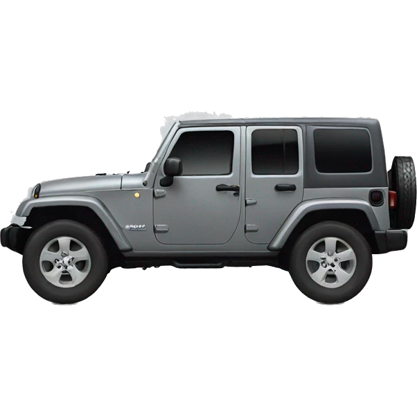 Grey Jeep wrangler emoji