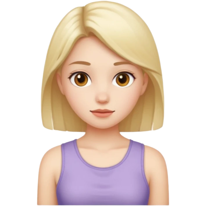 Girlfriend with top emoji