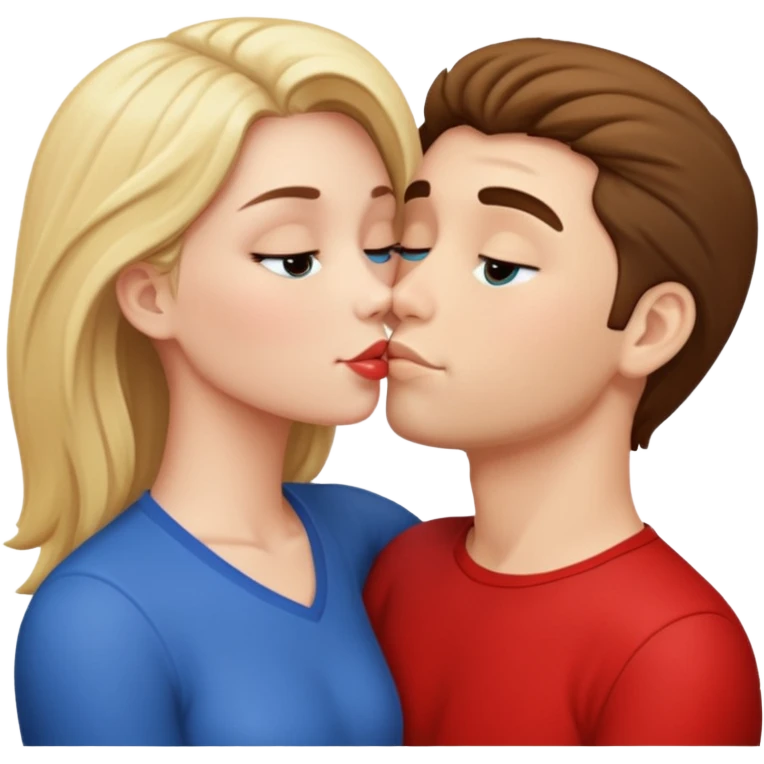 People having sex naked and kissing emoji