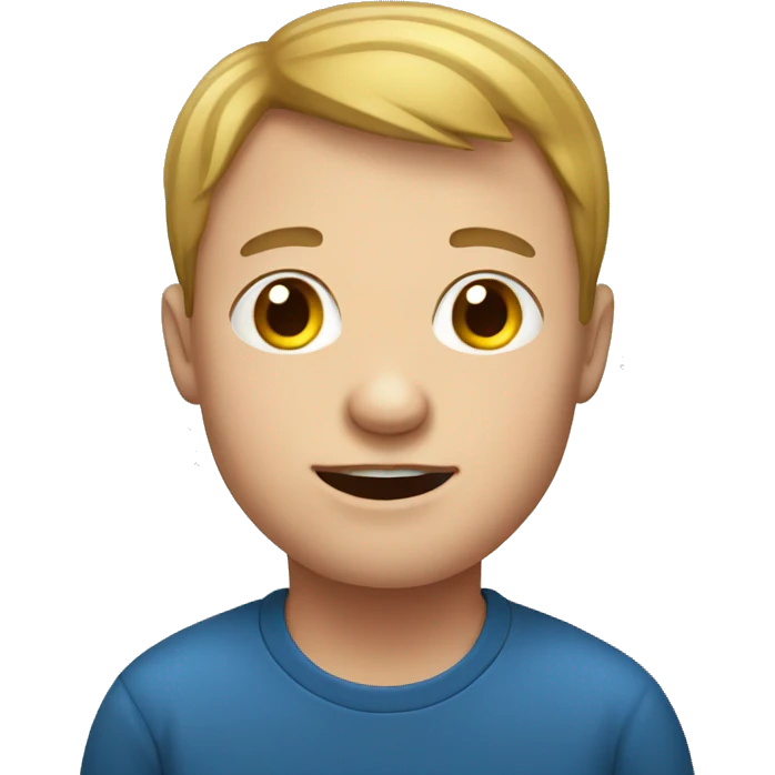 Man with down syndrome emoji