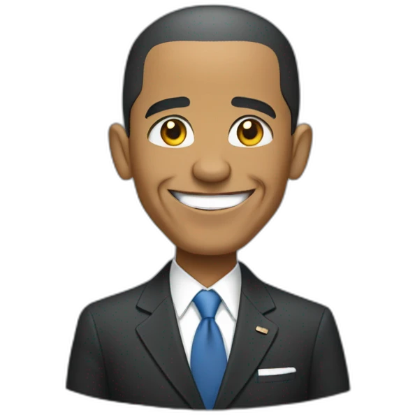 obama disant bonjour de la main emoji