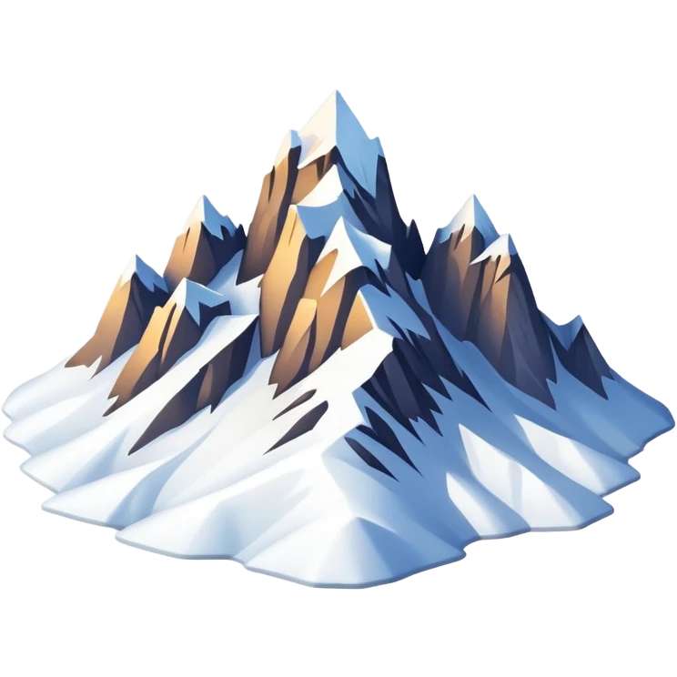 Beautiful mountains emoji