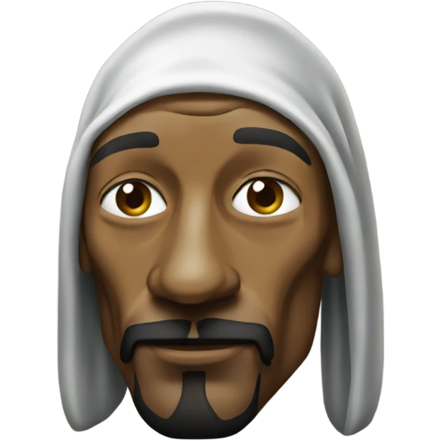 Snoop dogg with a blunt emoji
