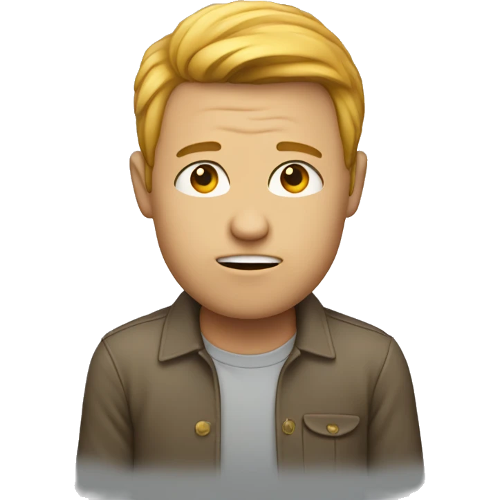 Person who doesn't understand emoji