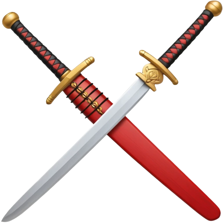 samurai training wooden sword emoji