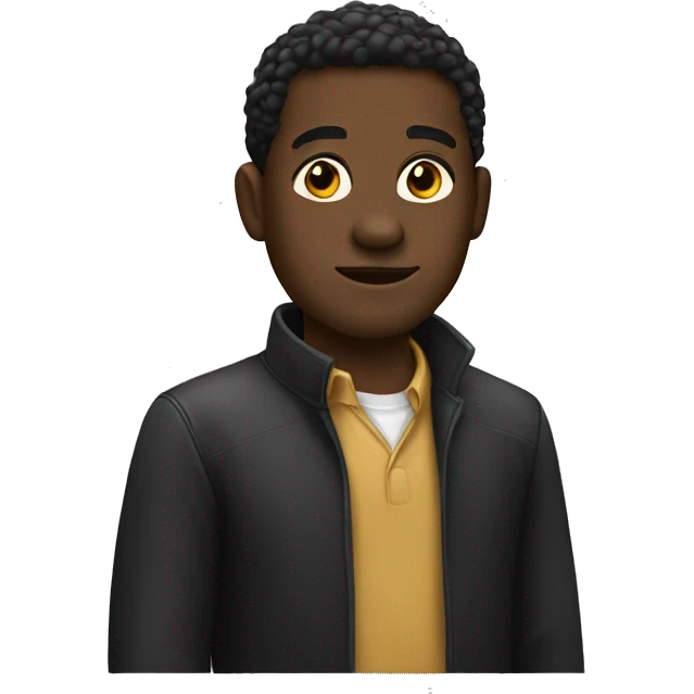 black small man emoji