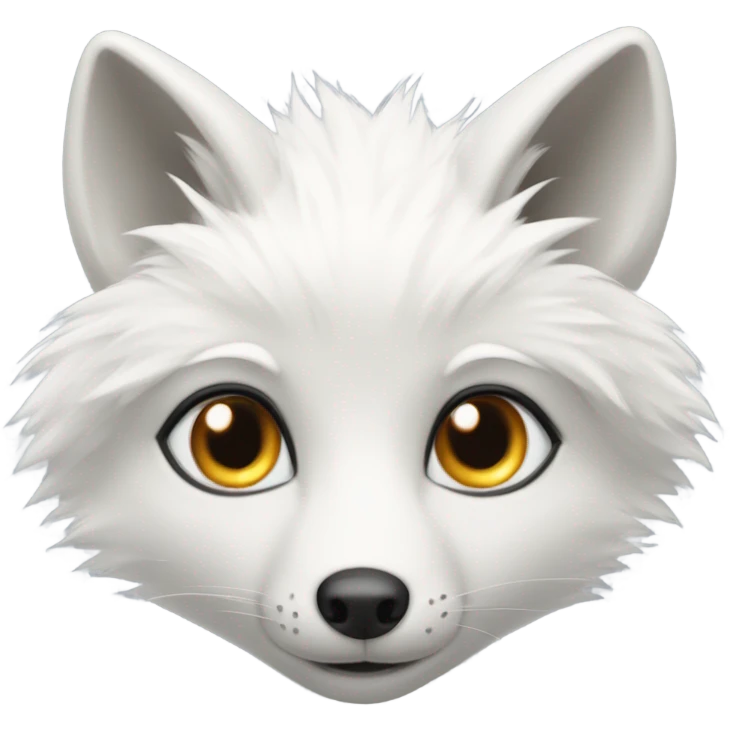 White fox emoji