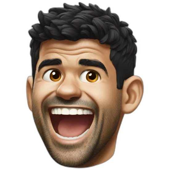 laughing diego costa emoji