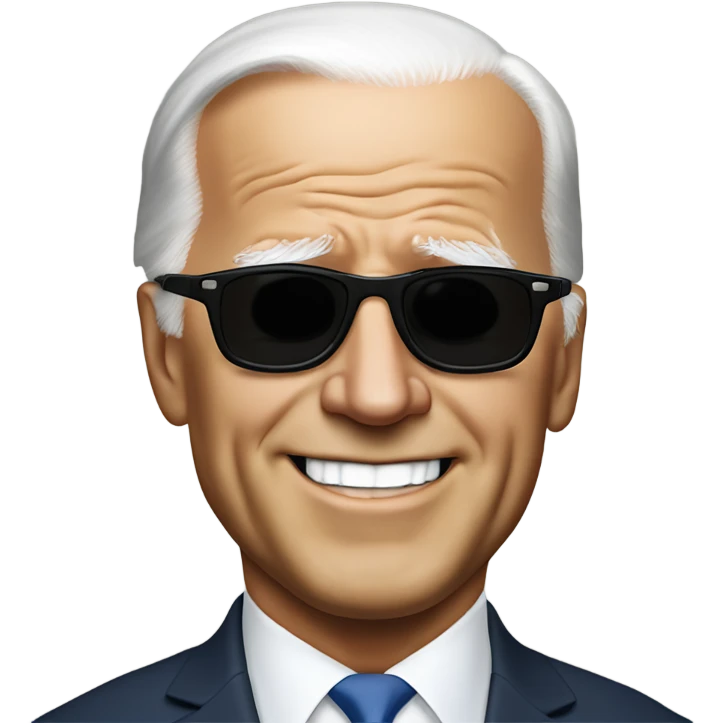 joe biden with shades emoji