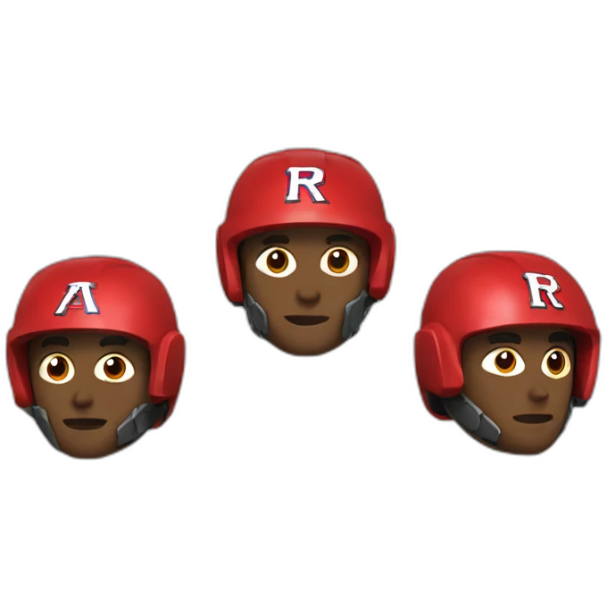 Red rangers emoji