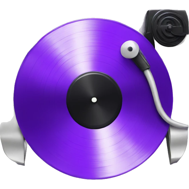 purple record emoji