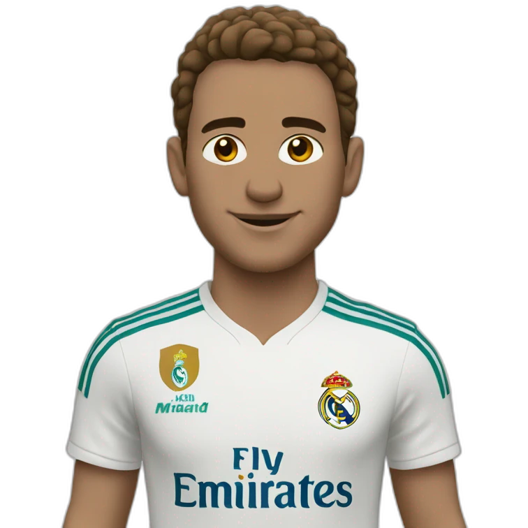 Chèvre avec Real Madrid emoji