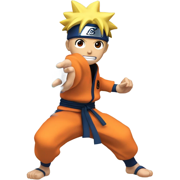 Naruto doing rasengan emoji